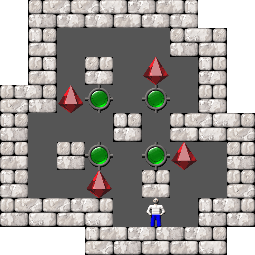 Сокобан Thinking Rabbit Arranged уровень 469